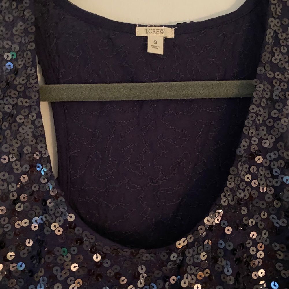 J. Crew Sequined Blouse - Picture 4 of 5